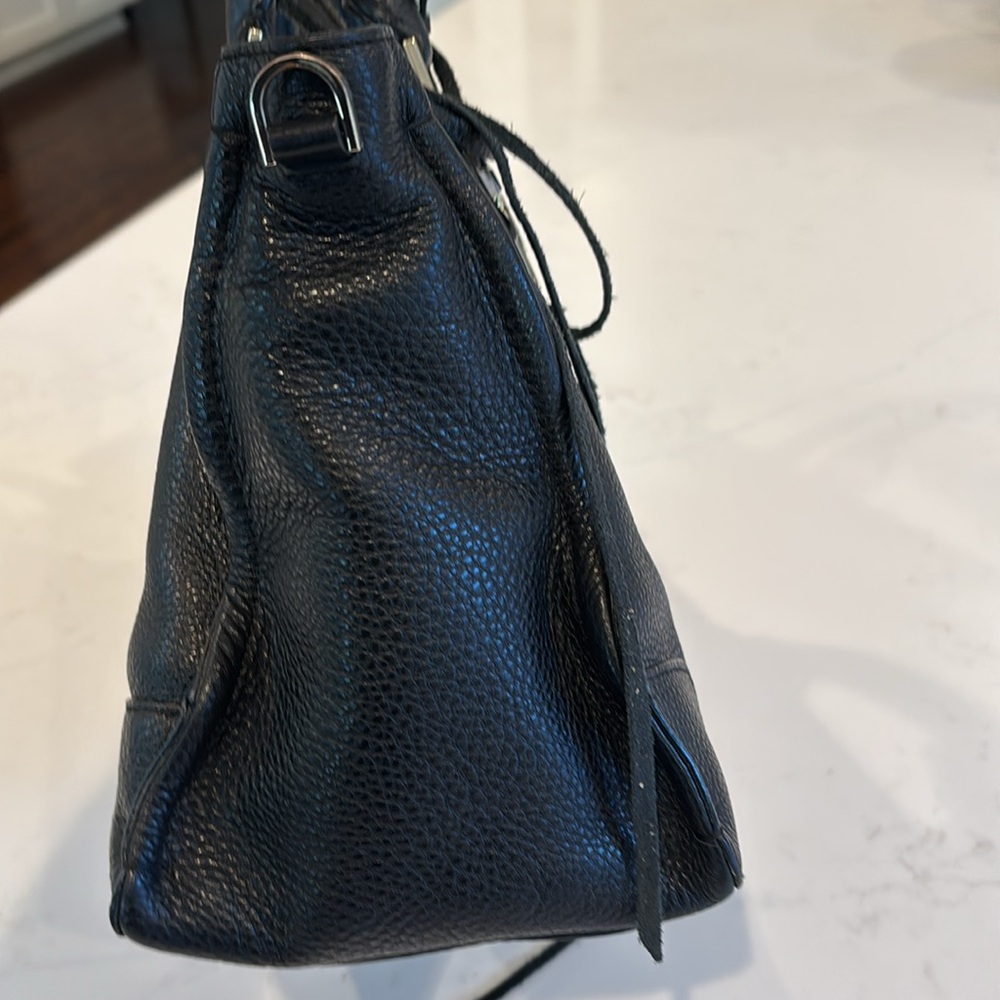 Rebecca Minkoff Black Satchel with Gold Accents - Picture 4 of 6